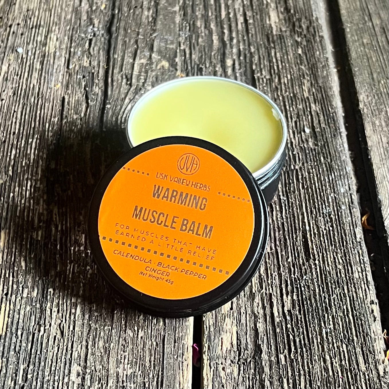 Muscle Warming Balm - Soothe & Warm Tired Muscles Naturally - 45g