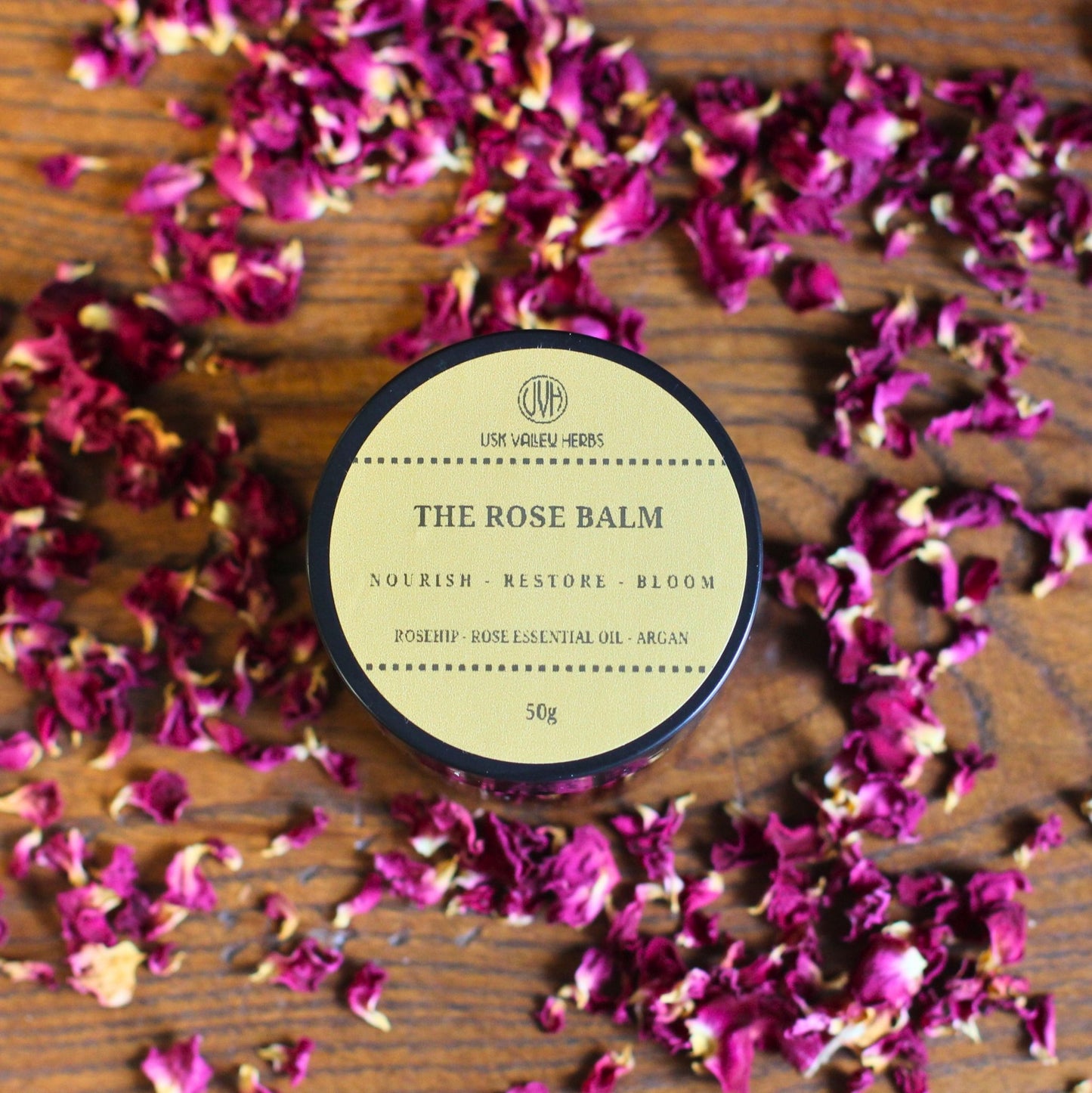 The Rose Balm - 50g - Usk Valley Herbs