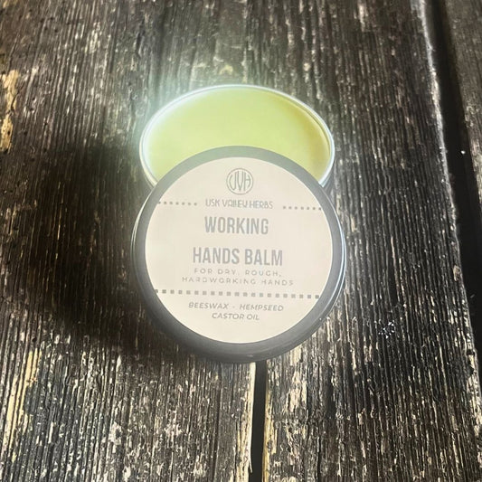Working Hands Balm – Protect & Nourish Dry, Rough Skin - 45g - Usk Valley Herbs