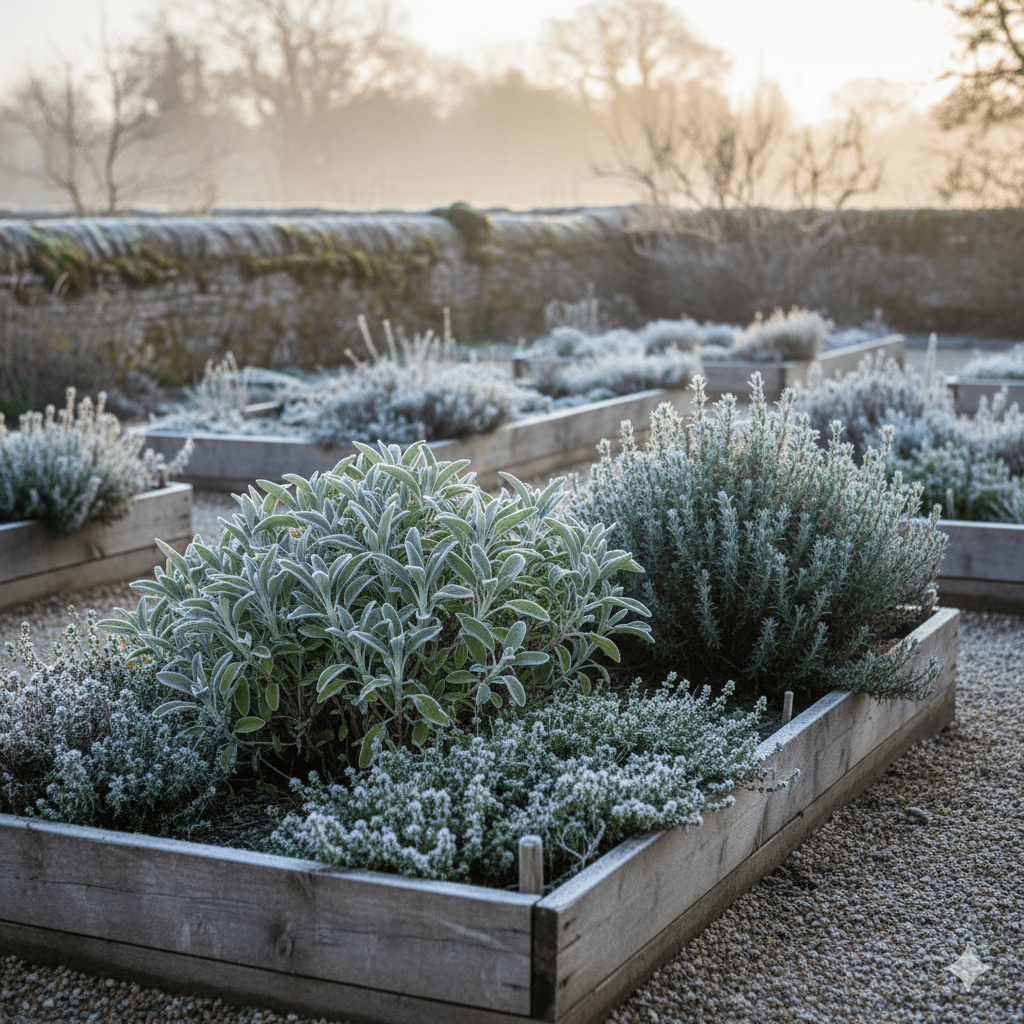 5 Essential Herbs for the (British) Winter Herb Garden - Usk Valley Herbs
