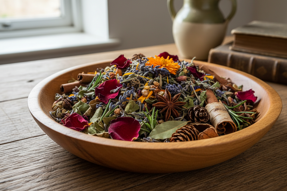The botanicals that make up traditional Pot Pourri