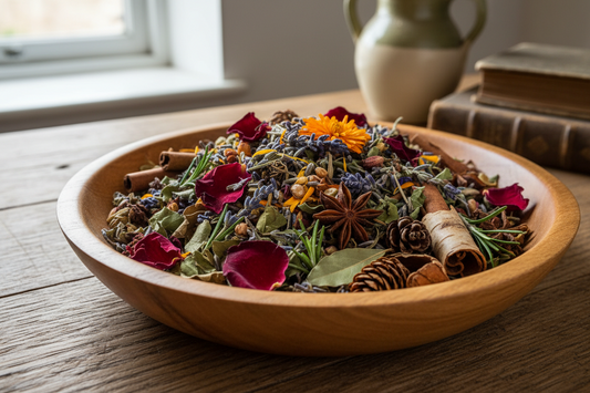 The botanicals that make up traditional Pot Pourri