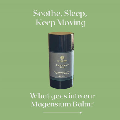 Magnesium Balm - for Sore Muscles and Dry Skin - 15g travel stick
