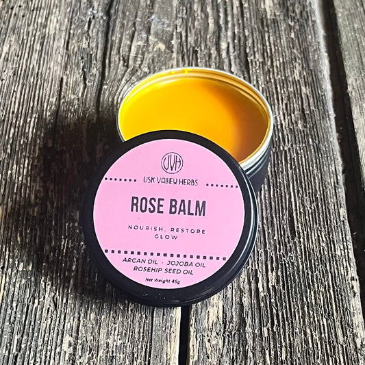 Rose Balm - Proper Conditioning for Hardworking Skin - 45g - Usk Valley Herbs