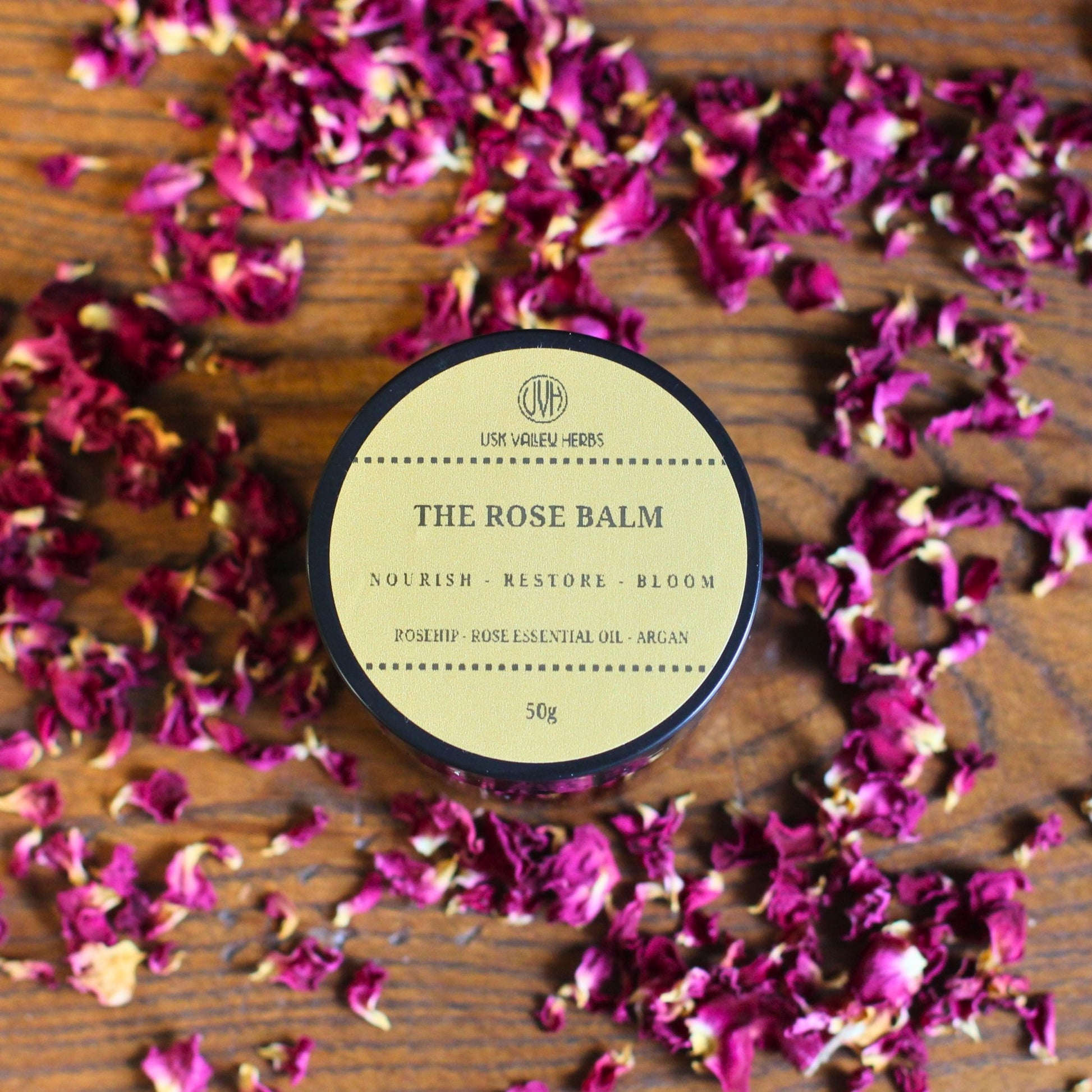The Rose Balm - 50g - Usk Valley Herbs